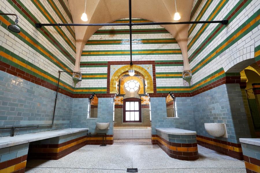 Photo of inside the Turkish Baths